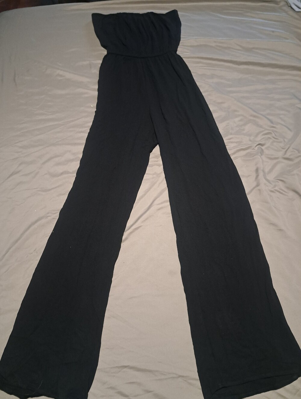 Strapless Black  Jumpsuit